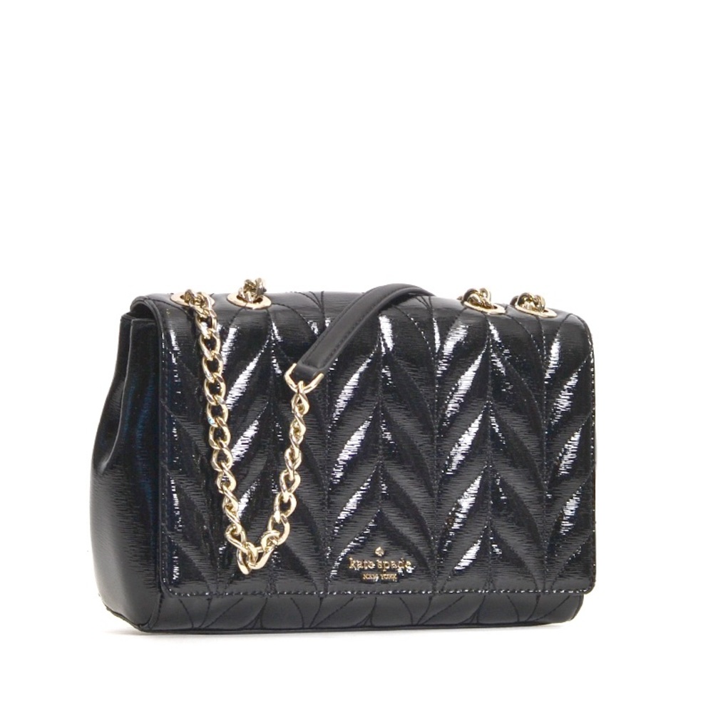 Kate Spade Emelyn Quilted Patent Briar Lane Crossbody Bag